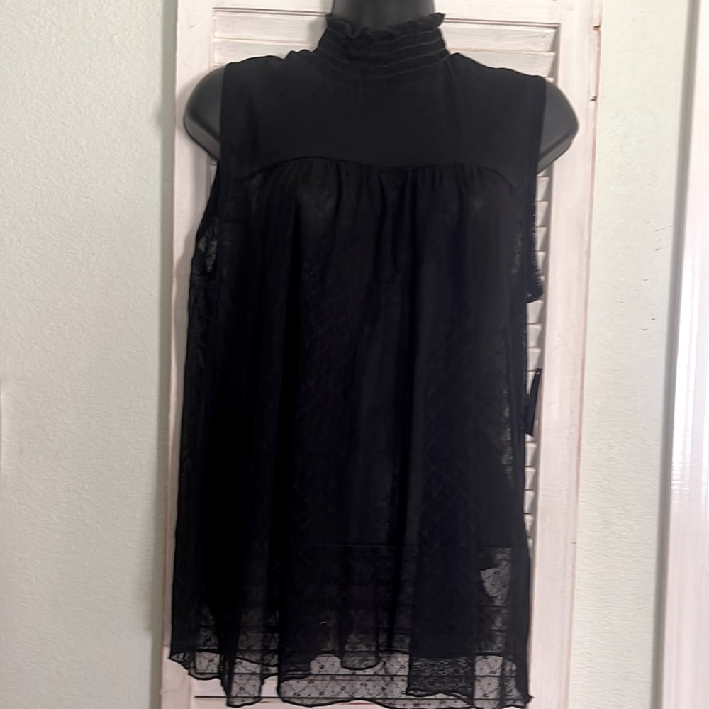 Gemstone sleeveless turtleneck M